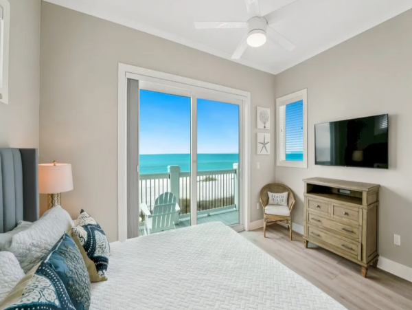Luxurious Port St. Joe Beach Rental Six Bedroom Home with Pool & Beach Access